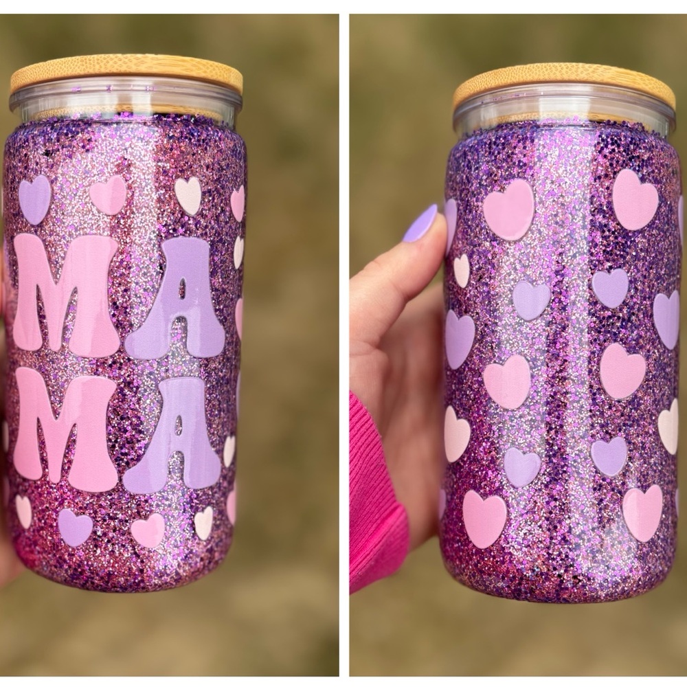 “Mama” Snow Globe Tumbler